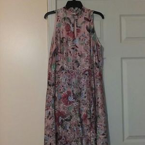 Lace floral dress, by NY&CO,w/full pink lining,NEW